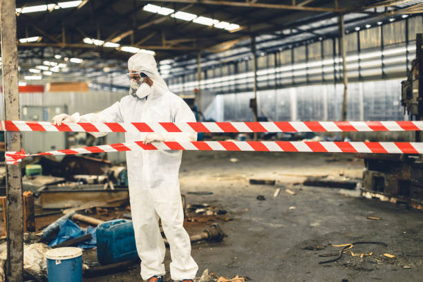Professional Unattended Death Cleanup technician working in Cranbury, NJ